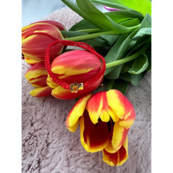 01 Bransoletka na sznurku NA PREZENT STAL 316