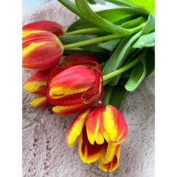 01 Bransoletka na sznurku NA PREZENT STAL 316