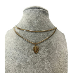 1178 Złoty naszyjnik żmijka...