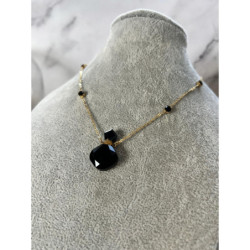 814 Perfumetka naszyjnik BLUEBERRY stal 316L