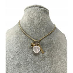 852 Złoty naszyjnik SERCE...