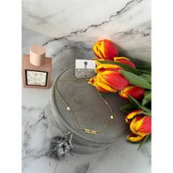 330 Złoty łańcuszek BLUEBERRY MAMA STAL 316L