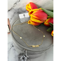 330 Złoty łańcuszek BLUEBERRY MAMA STAL 316L