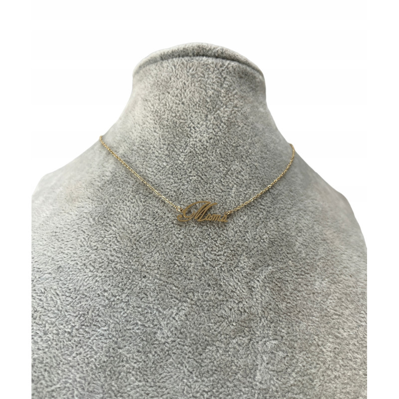 1089 Złoty łańcuszek BLUEBERRY MAMA STAL 316L