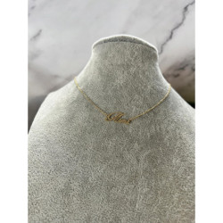 1089 Złoty łańcuszek BLUEBERRY MAMA STAL 316L