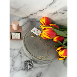 1089 Złoty łańcuszek BLUEBERRY MAMA STAL 316L