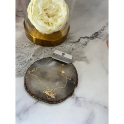 510 Złoty łańcuszek BLUEBERRY MAMA STAL 316L