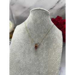 181 Złoty łańcuszek PIASEK PUSTYNI sopelek STAL