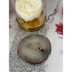 181 Złoty łańcuszek PIASEK PUSTYNI sopelek STAL