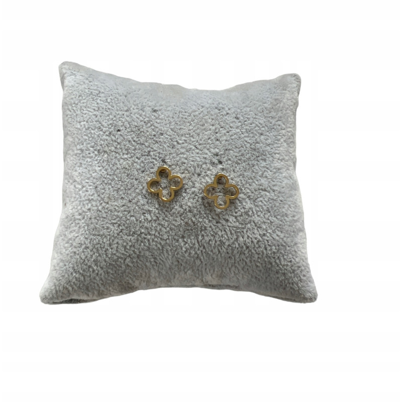 211 Złote kolczyki wkrętki KONICZYNKI STAL 316L