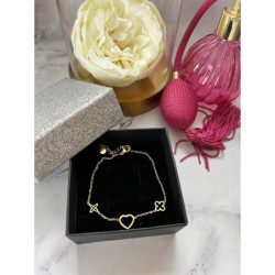 209 Złota bransoletka KONICZYNKA stal 316L