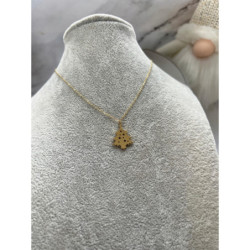 711 Złoty łańcuszek Choinka PREZENT NA ŚWIĘTA