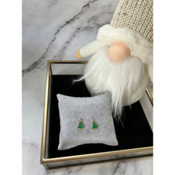 475 Złote kolczyki CHOINKA PREZENT NA ŚWIĘTA