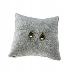 286 Złote kolczyki CHOINKA...