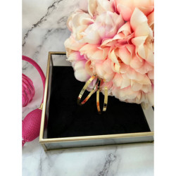 556 Złote kolczyki KÓŁKA KOŁA 6cm STAL 316