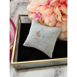 568 Nausznica zacisk CYRKONIE PRAWE UCHO stal HIT