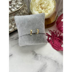 763 Złote kolczyki dla dziecka dziewczynki KÓŁKA