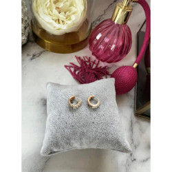 704 Złote kolczyki dla dziecka dziewczynki KÓŁKA