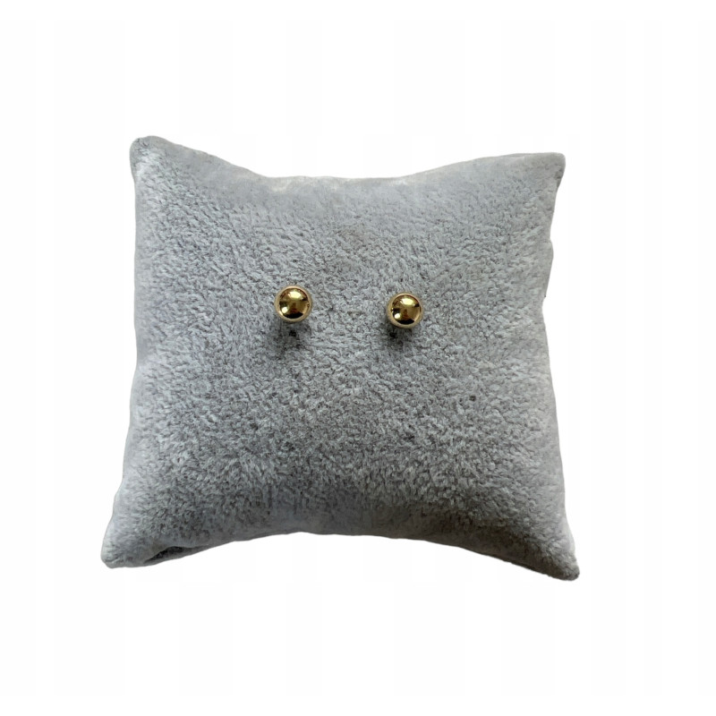 1230 Złote kolczyki wkrętki KULKI KULECZKI 0,5cm