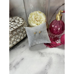 1230 Złote kolczyki wkrętki KULKI KULECZKI 0,5cm