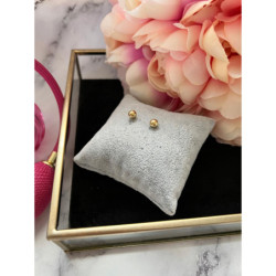 1230 Złote kolczyki wkrętki KULKI KULECZKI 0,5cm