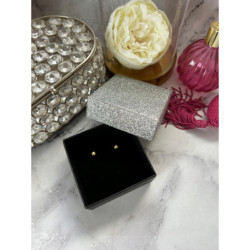 1230 Złote kolczyki wkrętki KULKI KULECZKI 0,5cm