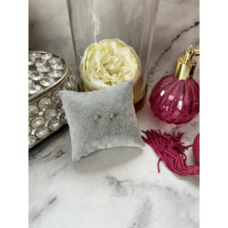 448 Złote kolczyki wkrętki KULKI KULECZKI 0,3cm