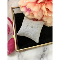 448 Złote kolczyki wkrętki KULKI KULECZKI 0,3cm