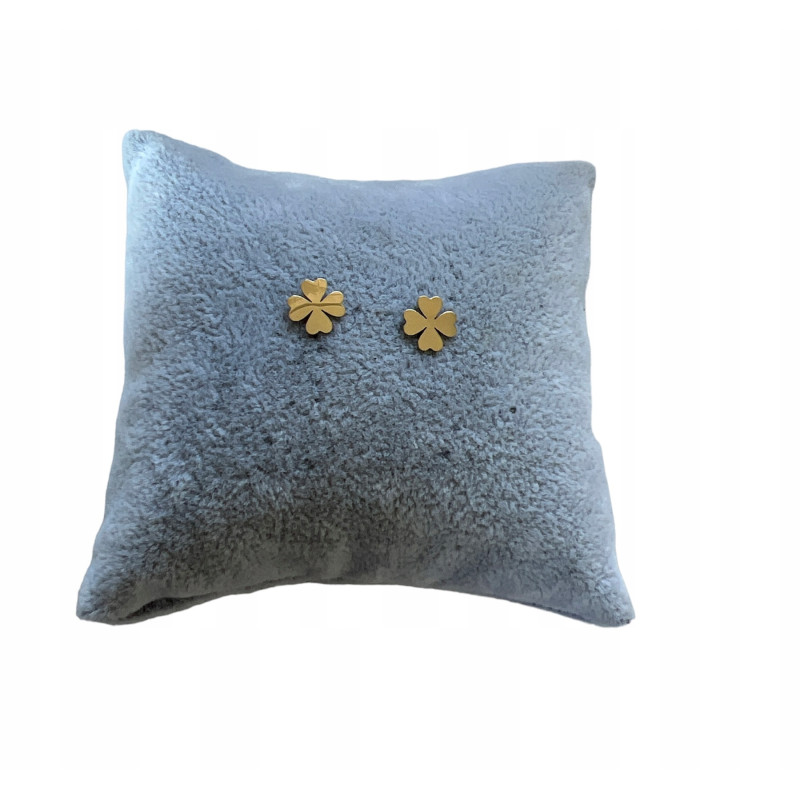 Złote kolczyki wkrętki KONICZYNKA stal 316L