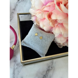 Złote kolczyki wkrętki KONICZYNKA stal 316L