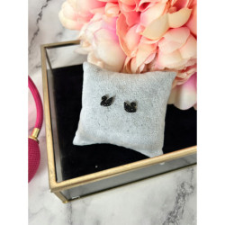 767 Złote kolczyki delikatne ŁABĘDŹ STAL 316L