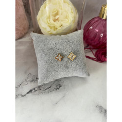 949 Złote kolczyki wkrętki NA PREZENT STAL 316