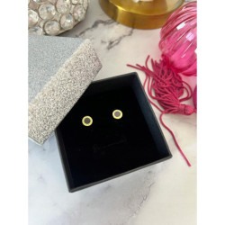 651 Złote kolczyki delikatne NA PREZENT STAL 316L