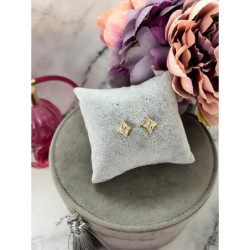 949 Złote kolczyki wkrętki NA PREZENT STAL 316