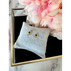 651 Złote kolczyki delikatne NA PREZENT STAL 316L