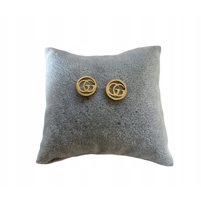 845 Złote kolczyki delikatne NA PREZENT STAL 316L