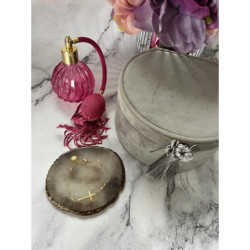 878 Złota bransoletka KRZYŻ KRZYŻYK stal 316L