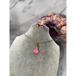 921 Komplet kolczyki i wisiorek KSIĘŻNICZKA ZOSIA