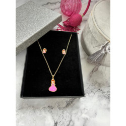 921 Komplet kolczyki i wisiorek KSIĘŻNICZKA ZOSIA