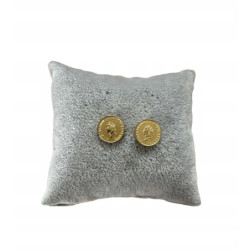 Złote kolczyki wkrętki...