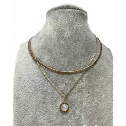 847 Złoty łańcuszek ZEGAR...