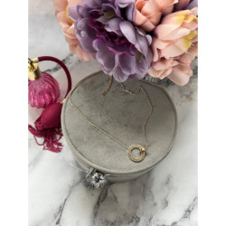 727 Złoty łańcuszek DROGA GRECKA KÓŁKO STAL 316L