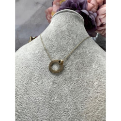 727 Złoty łańcuszek DROGA GRECKA KÓŁKO STAL 316L