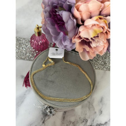 1115 Złoty łańcuszek BLUEBERRY STAL 316L