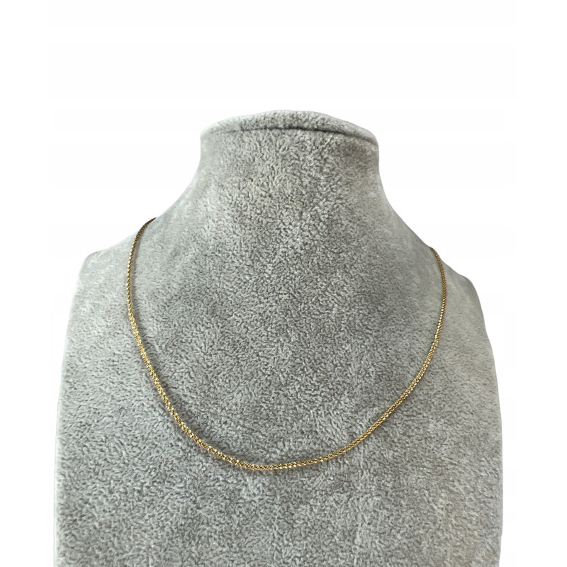 1247 Złoty łańcuszek BLUEBERRY STAL 316L