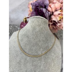 1247 Złoty łańcuszek BLUEBERRY STAL 316L