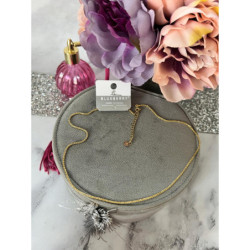 1247 Złoty łańcuszek BLUEBERRY STAL 316L