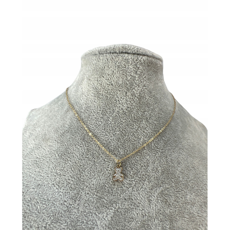 266 Złoty łańcuszek BLUEBERRY NA PREZENT STAL 316L