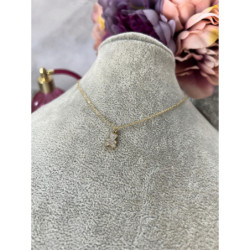 266 Złoty łańcuszek BLUEBERRY NA PREZENT STAL 316L