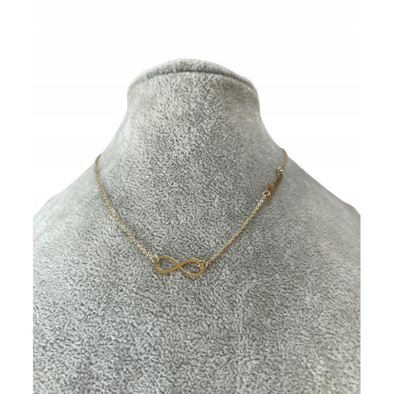 649 Złoty łańcuszek BLUEBERRY MAMA STAL 316L